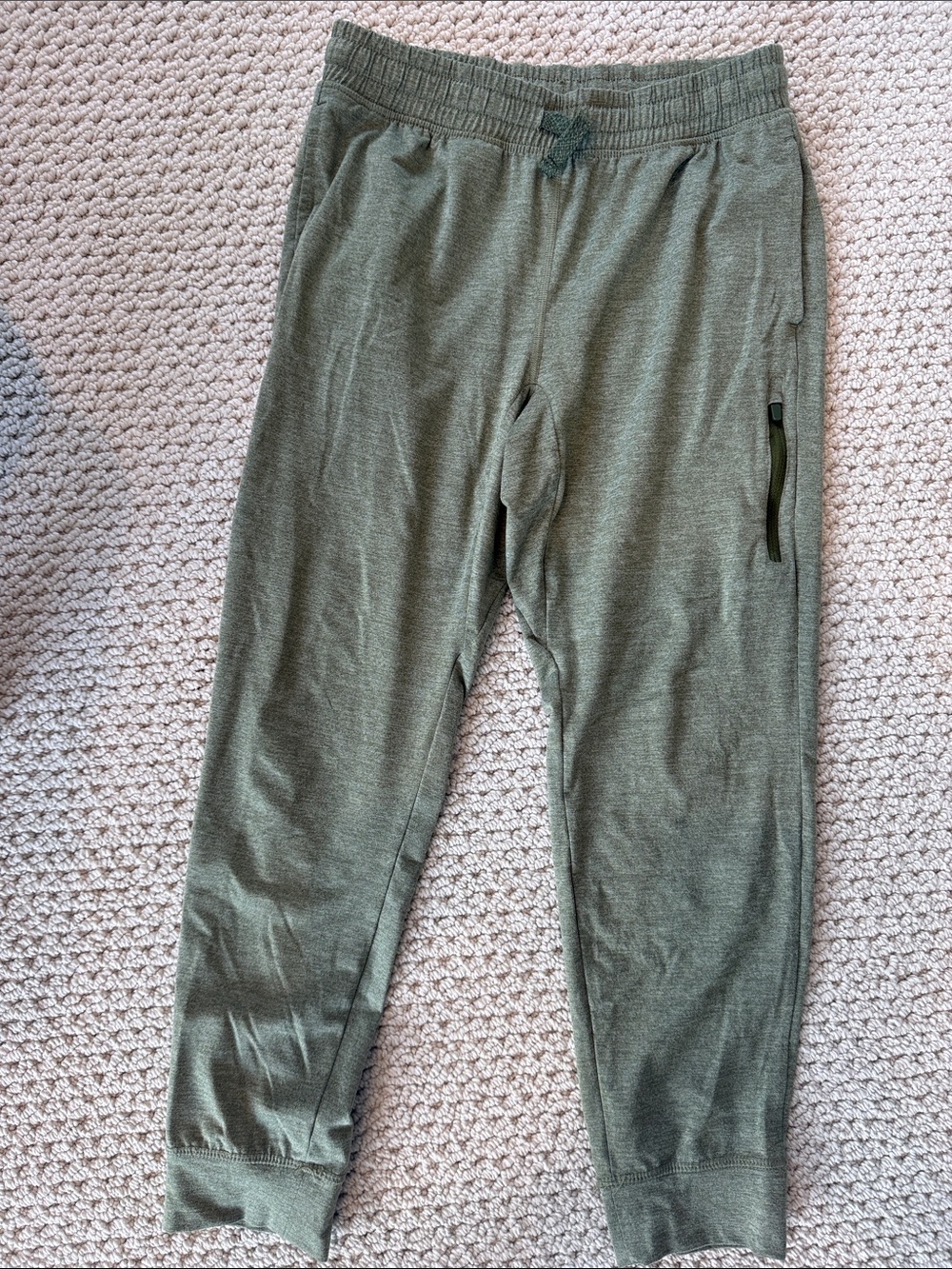 all in motion Olive-Gray Kids Jogger Sweatpants
